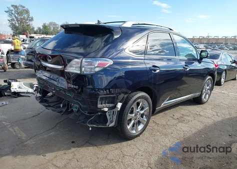 2010 Lexus Rx 350 из США, поврежденный, VIN 2T2BK1BA4AC030135